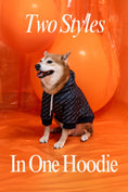 Load image into Gallery viewer, Reve Dog Hoodie In Orange - Waterproof & Reversible