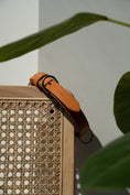 Load image into Gallery viewer, Lucca Dog Collar in Italian Leather - Iconic Orange