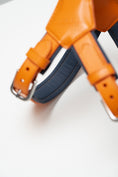 Load image into Gallery viewer, Milano Dog Harness in Italian Leather - Iconic Orange