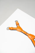 Load image into Gallery viewer, Milano Dog Harness in Italian Leather - Iconic Orange