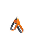 Load image into Gallery viewer, Milano Dog Harness in Italian Leather - Iconic Orange