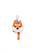 Load image into Gallery viewer, Shiba Inu Bag Charm In Italian Leather - Red